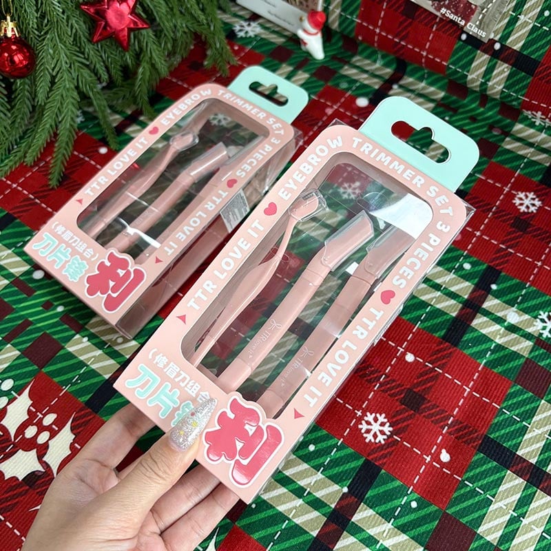 thegioiskinfood.com - Set Dao Cạo Lông Mày Tiện Lợi TTR Eyebrow Trimmer Set - CM-XD2607