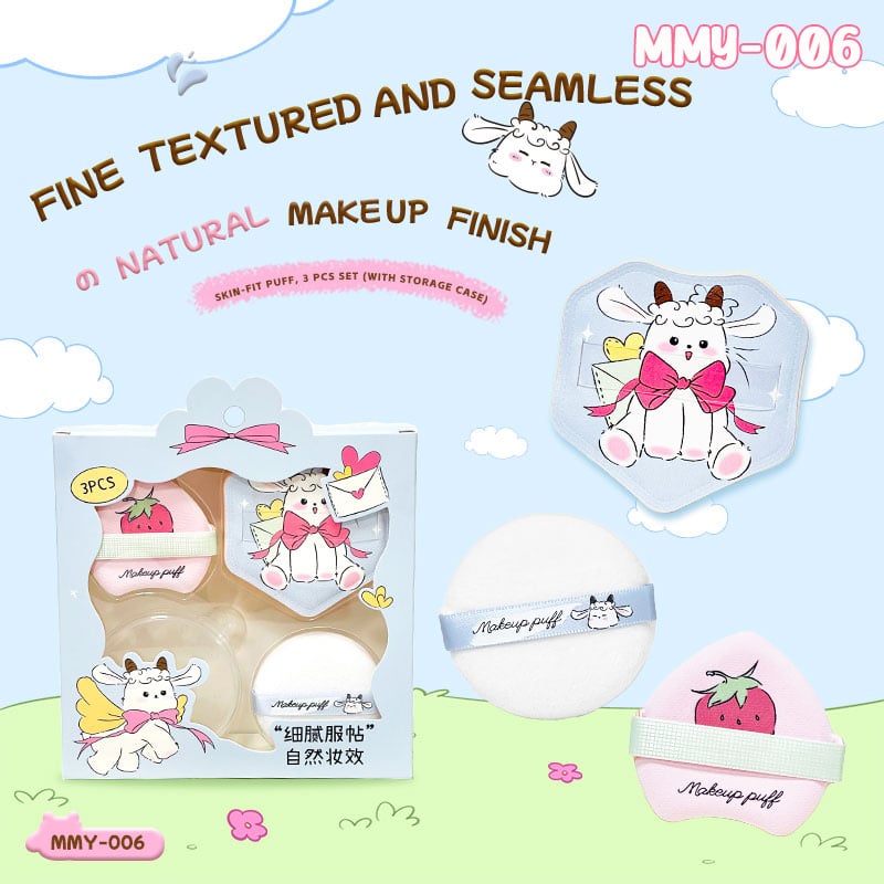 thegioiskinfood.com - Bông Mút Trang Điểm Tán Nền, Tán Cushion Tiện Lợi Idealful Makeup Foundation Puff