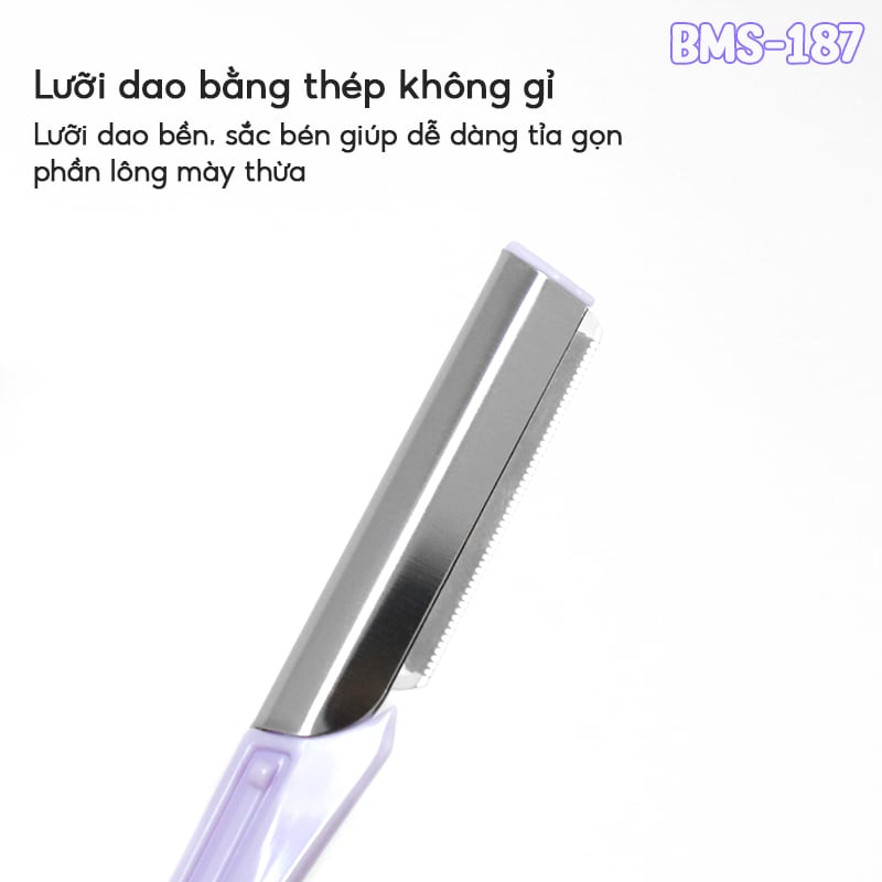 thegioiskinfood.com - Set Dao Cạo Lông Mày Tiện Lợi Idealful Eyebrow Razor Set - BMS-187