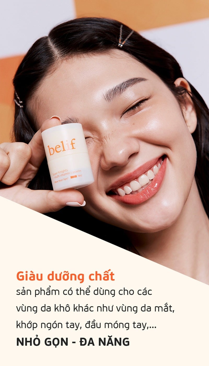 Son Dưỡng Môi Belif Super Knights Multi-Vitamin Lipcerin 15ml