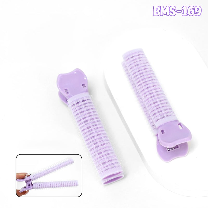 thegioiskinfood.com - Idealful Curling Hair Tools - BMS-328: 1 lô cuốn tóc tự dính và 1 kẹp cá sấu