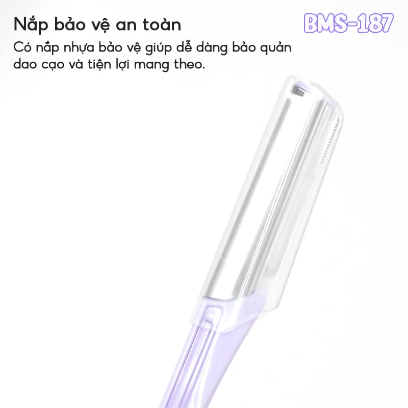 thegioiskinfood.com - Set Dao Cạo Lông Mày Tiện Lợi Idealful Eyebrow Razor Set - BMS-187