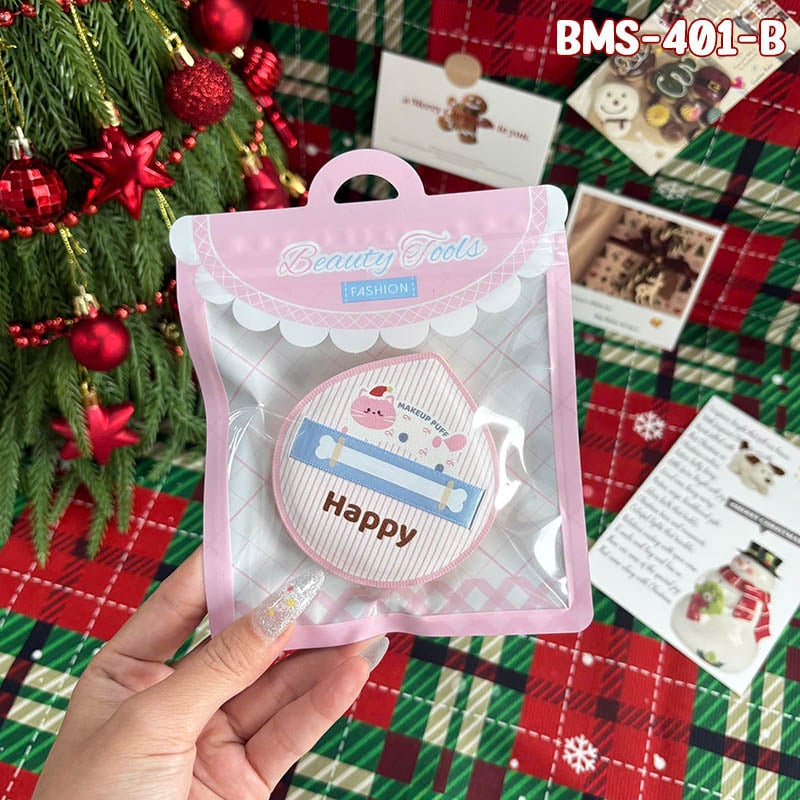 thegioiskinfood.com - Bông Mút Trang Điểm Tán Nền, Tán Cushion Tiện Lợi Idealful Makeup Foundation Puff