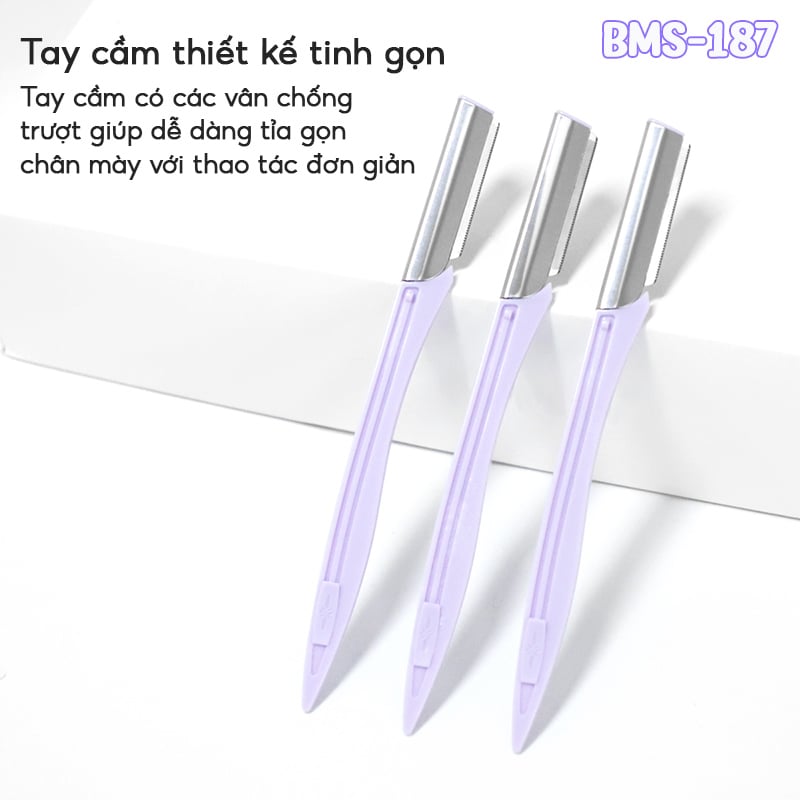 thegioiskinfood.com - Set Dao Cạo Lông Mày Tiện Lợi Idealful Eyebrow Razor Set - BMS-187