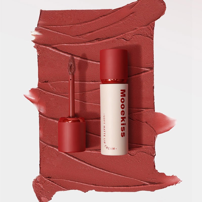Son Kem Lì Bền Màu Mooekiss Soft Matte Lip Cream 3g