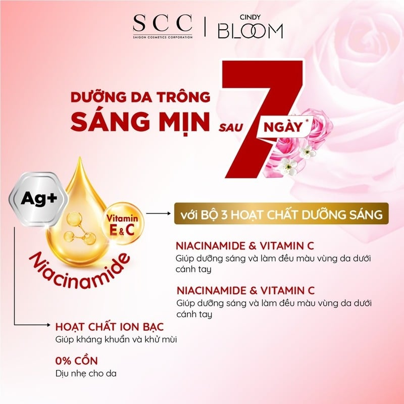 thegioiskinfood.com - Cindy Bloom Deodorant roll-on