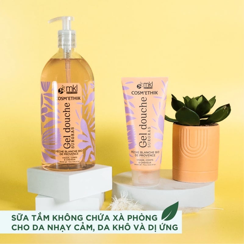 thegioiskinfood.com - Gel Tắm Hữu Cơ Chiết Xuất Thiên Nhiên MKL Shower Gel 1000ml