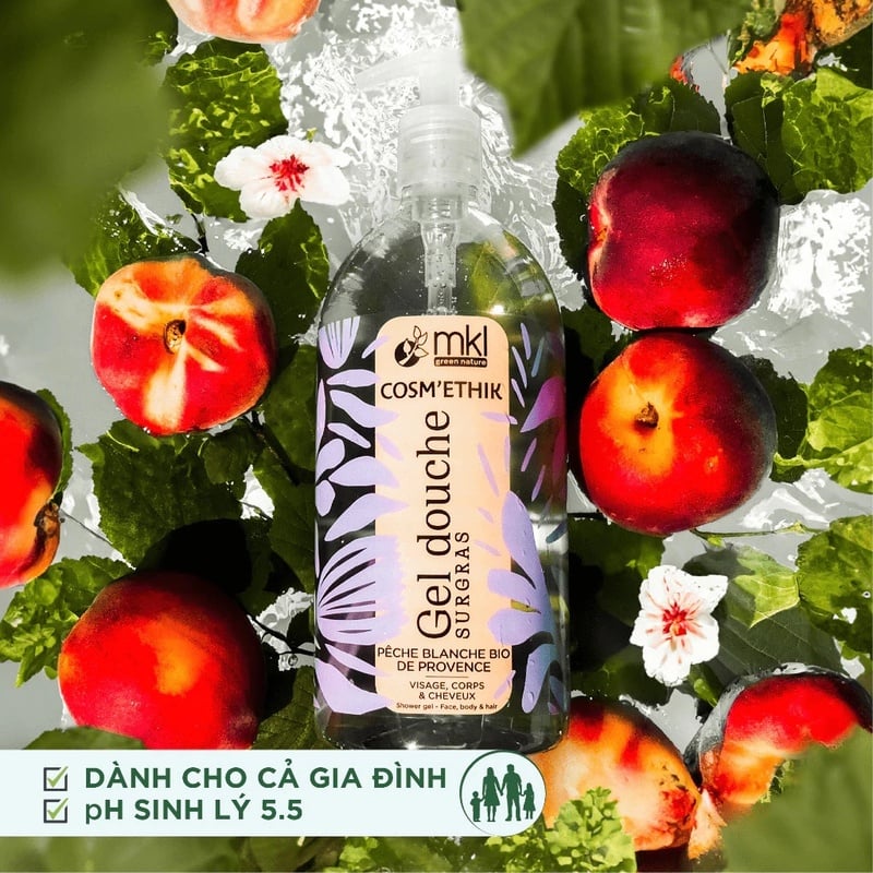 thegioiskinfood.com - Gel Tắm Hữu Cơ Chiết Xuất Thiên Nhiên MKL Shower Gel 1000ml