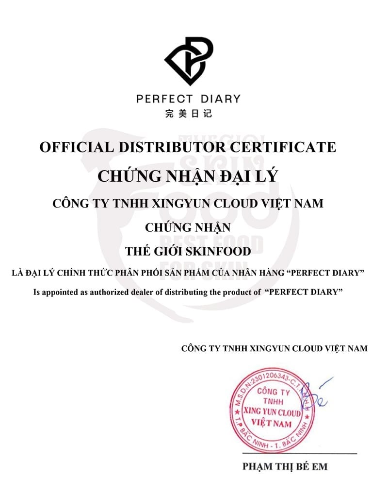 thegioiskinfood.com - Đại lý phân phối chính hãng các sản phẩm Perfect Diary tại Việt Nam
