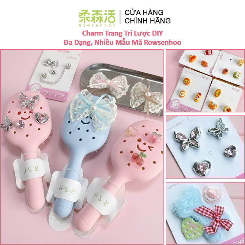 thegioiskinfood.com - Charm Trang Trí Lược DIY Đa Dạng, Nhiều Mẫu Mã Rowsenhoo