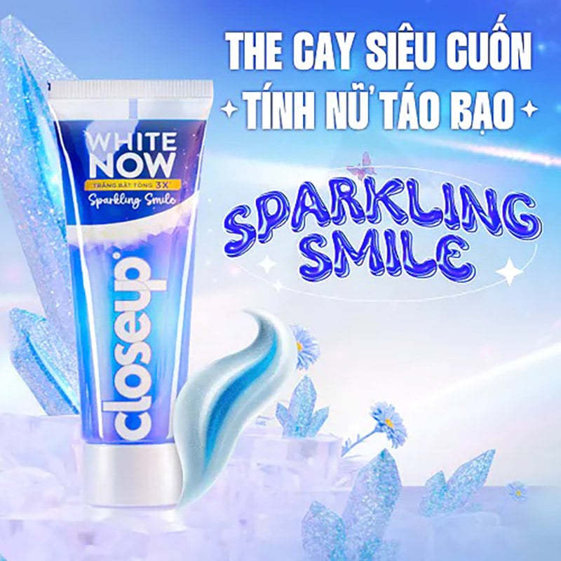thegioiskinfood.com - Kem Đánh Răng Closeup Hỗ Trợ Trắng Bật Tông White Now 100g
