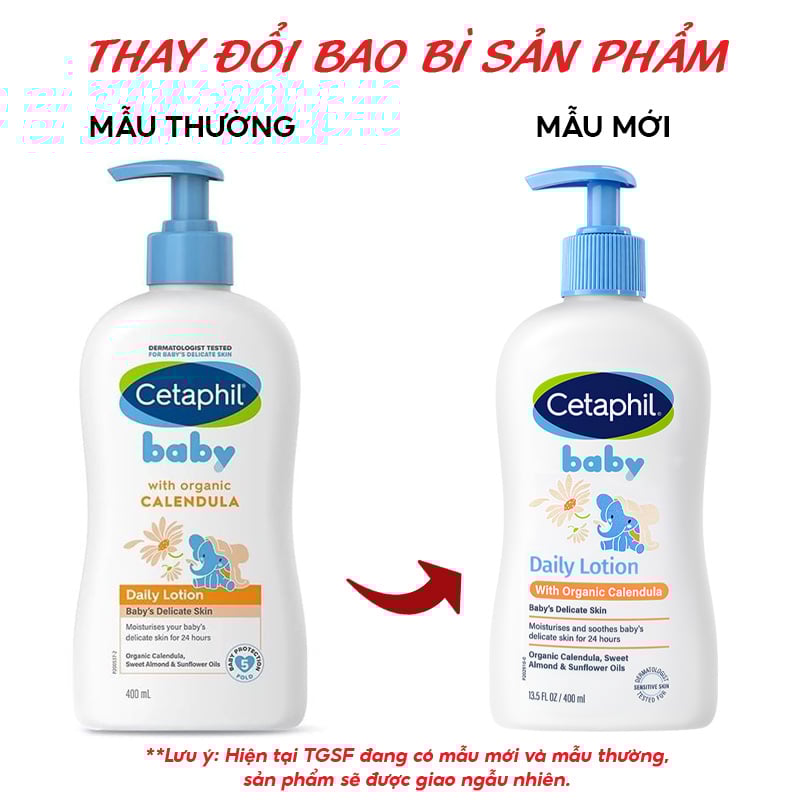 thegioiskinfood.com - Sữa Dưỡng Da Trẻ Em Cetaphil Baby Daily Lotion With Organic Calendula 400ml