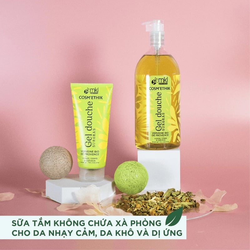 thegioiskinfood.com - Gel Tắm Hữu Cơ Chiết Xuất Thiên Nhiên MKL Shower Gel 1000ml