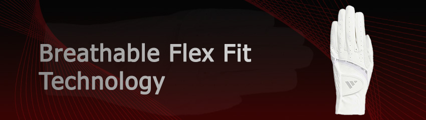 Công nghệ Breathable Flex Fit của Cặp găng tay golf nữ Adizero 25 White / Grey Two JE7182 | Adidas