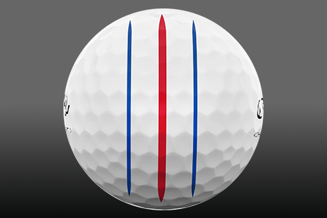 bóng golf callaway chrome tour X - 3 sọc kẽ canh line dễ dàng