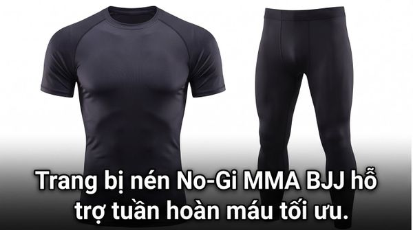 Rashguard và Quần Compression: Tại sao võ sĩ MMA/BJJ luôn mặc khi tập No-Gi?