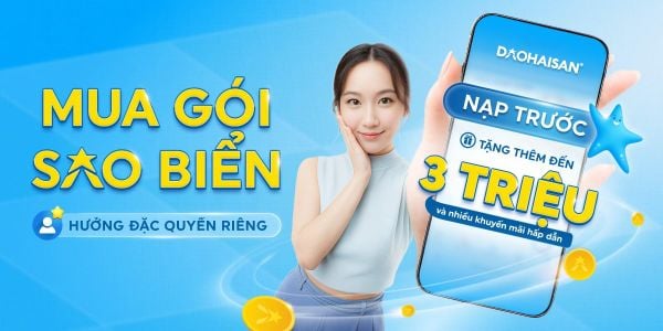 GÓI SAO BIỂN - HƯỞNG ĐẶC QUYỀN RIÊNG
