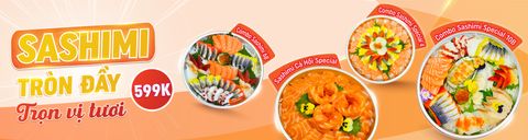 SASHIMI TRÒN ĐẦY - TRỌN VỊ TƯƠI