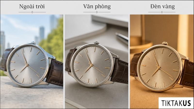 Hiệu ứng sunburst được tạo nên từ kỹ thuật chải tia hướng tâm