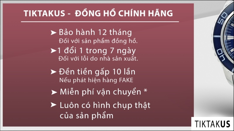 TikTakUS - đồng hồ chính hãng