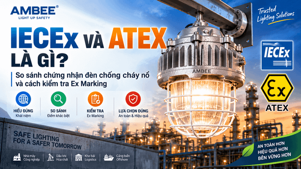 IECEx Và ATEX Là Gì? So Sánh Chứng Nhận Đèn Chống Cháy Nổ Và Cách Kiểm Tra Ex Marking