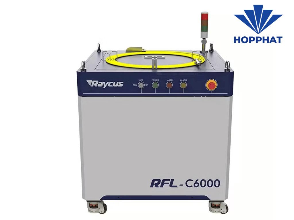 công nghệ trên nguồn laser Raycus RFL-C6000S-HP
