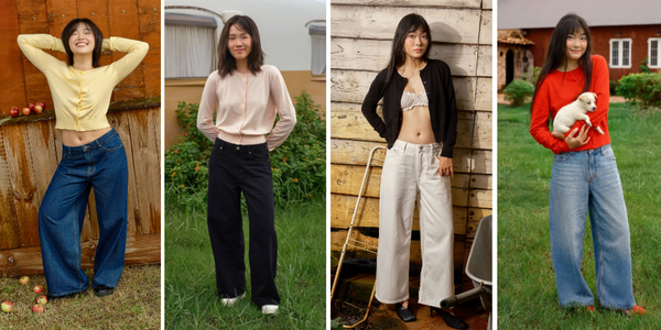 Sunday Jeans 1m55 & Under - Vừa Vặn Tự Tin, Không Cắt Gấu Sunday Jeans 1m55 & Under - quần jeans ống rộng phom loose vừa vặn cho dáng người nhỏ, TheBlueTshirt