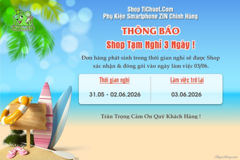 Thông Báo Shop TẠM NGHỈ 3 NGÀY !