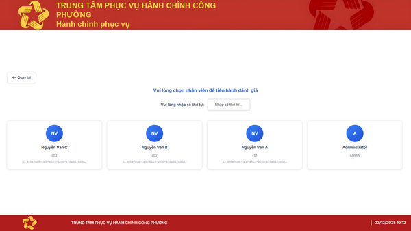 Phần Mềm Đánh Giá Hài Lòng GTEK-QMS-RSN