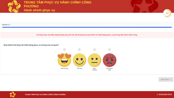Phần Mềm Đánh Giá Hài Lòng GTEK-QMS-RSN