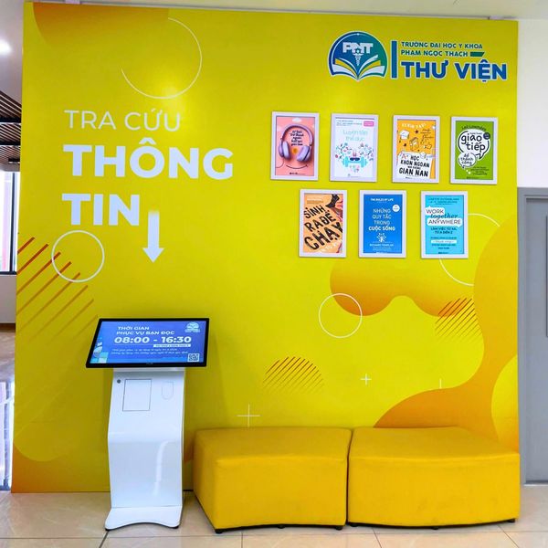 Hệ thống kiosk tra cứu thông tin tại Thư viện Trường Đại học Y khoa Phạm Ngọc Thạch