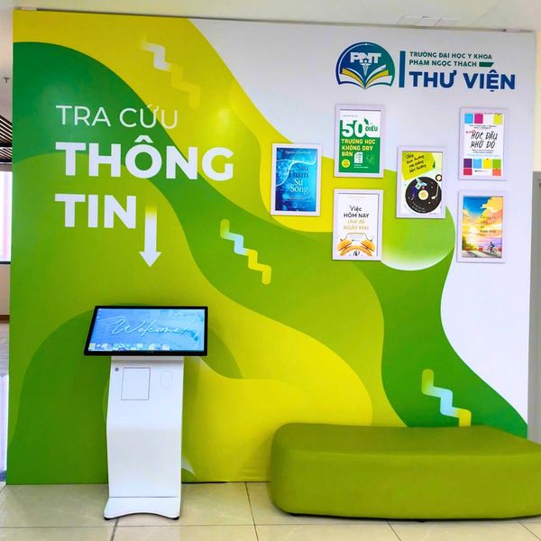Hệ thống kiosk tra cứu thông tin tại Thư viện Trường Đại học Y khoa Phạm Ngọc Thạch