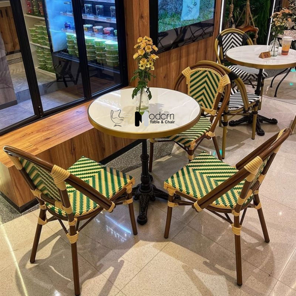 Bàn tiếp khách mặt đá tròn 80cm TE07002-08EC