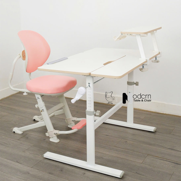 Bàn học bài công thái học mặt MDF TF01001-10W