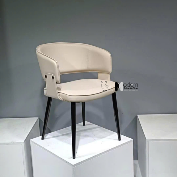 Ghế phòng ăn có tay nệm da cao cấp CN23001-P