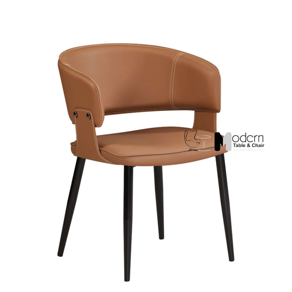 Ghế phòng ăn có tay nệm da cao cấp CN23001-P