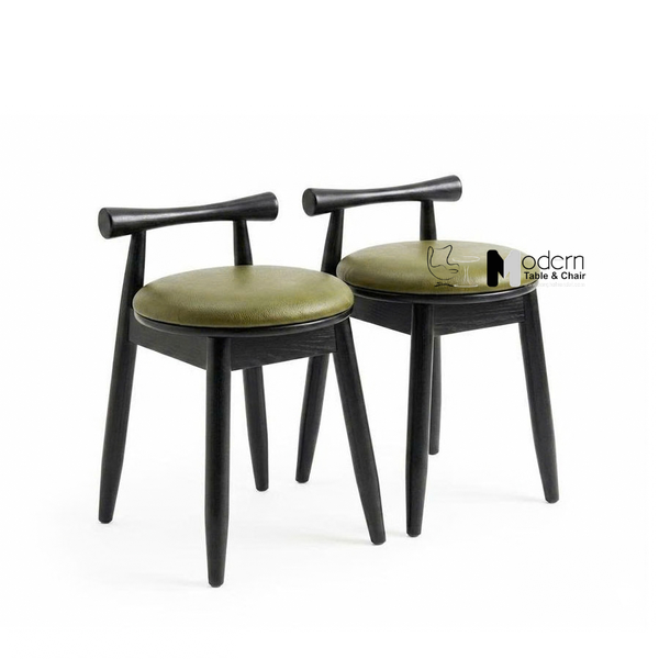 Ghế ăn khung gỗ lưng thấp nhỏ gọn CN11 Rolly-P