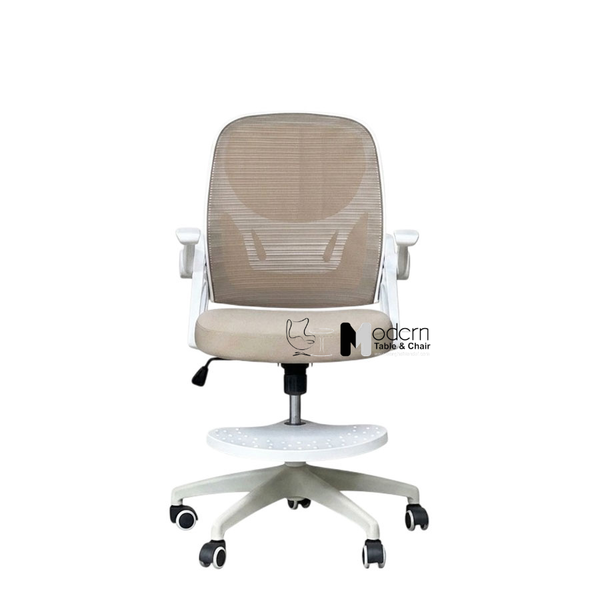 Ghế xoay học bài có gác chân CES003005-M - Màu xám