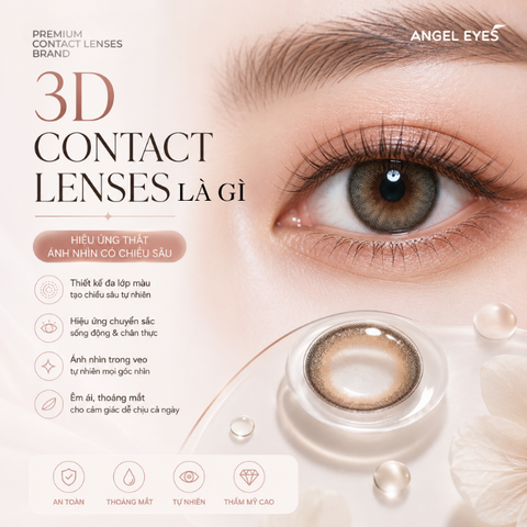3D Contact Lenses Là Gì? Hiệu Ứng Thật & Cách Dùng An Toàn