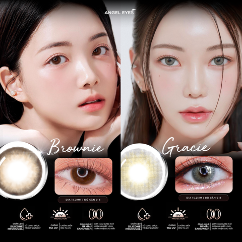 KÍNH ÁP TRÒNG 1 NGÀY SILICONE HYDROGEL ANGEL EYES