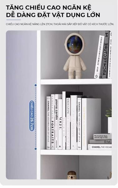 Kệ sách đa năng tối giản - GP397 chắc chắn