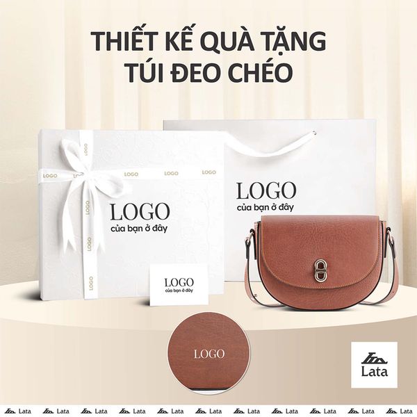 Bộ quà tặng túi đeo chéo nữ Lata HN141