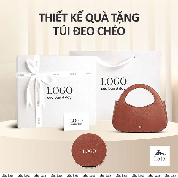 Hộp quà tặng túi đeo chéo nữ Lata HN133