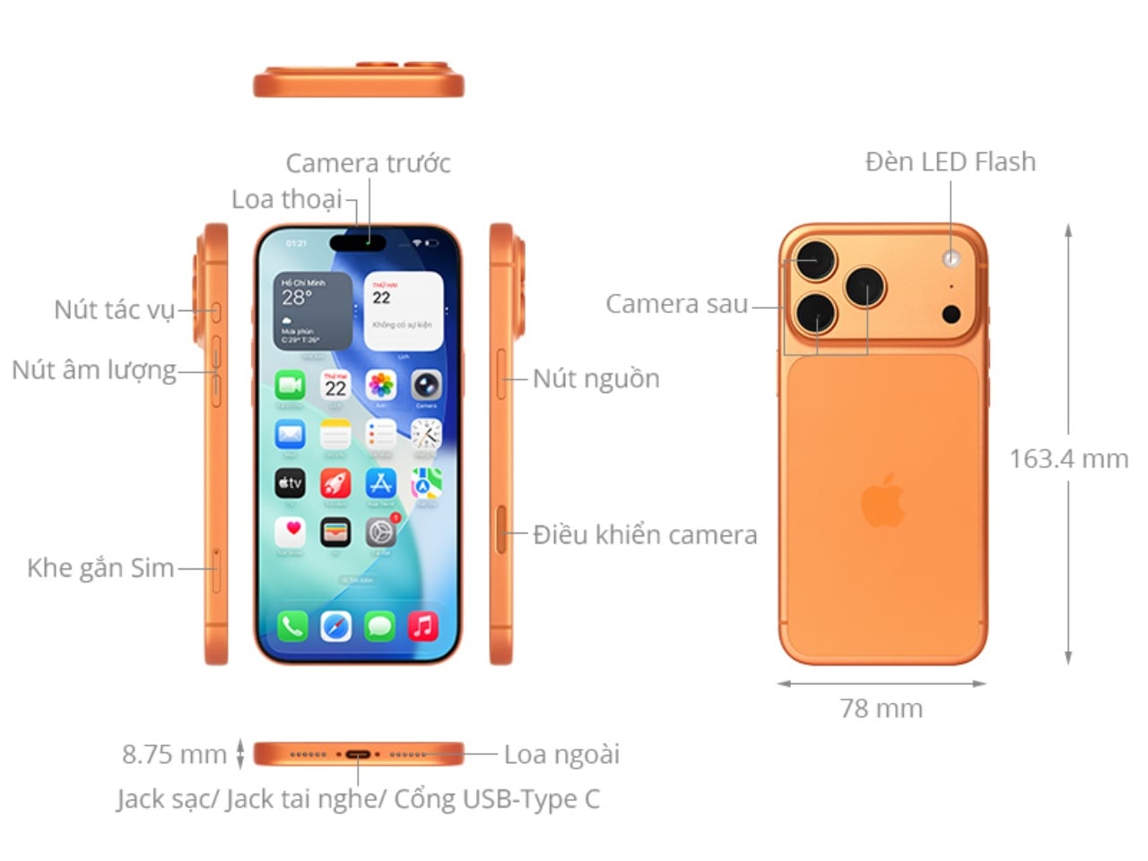Mục sở thị loạt hãng smartphone của Trung Quắc chạy đua sao chép iPhone 17 Pro Max sau thời gian dài dìm hàng Apple - mucsothi.com.vn