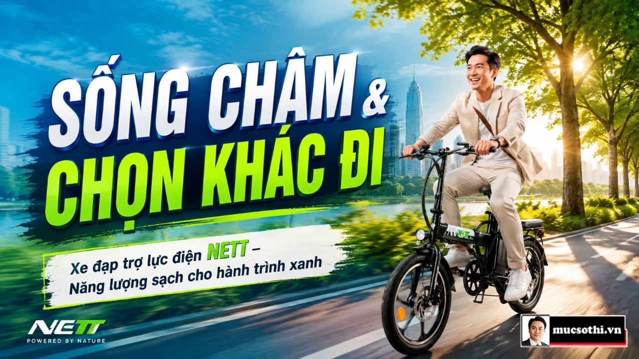 Khi di chuyển xanh không chỉ là xu hướng mà là tình yêu thương - Đã đến lúc sống chậm lại và chọn khác đi - mucsothi.com.vn