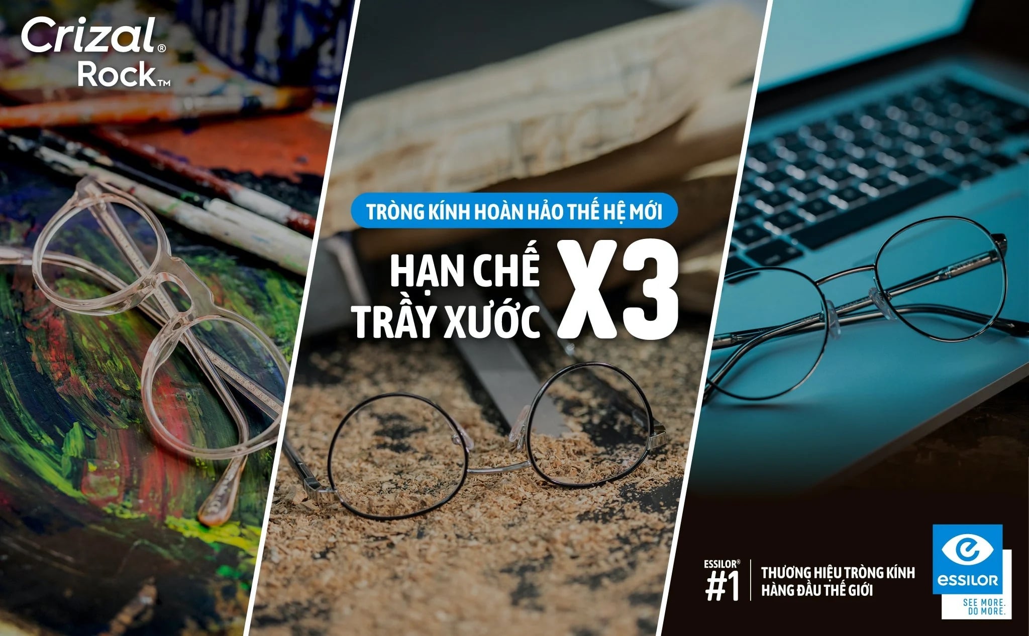 Tròng Kính Đa Tròng Chống Chói Essilor Varilux Physio Extensee Clear 1.50/ 1.59/ 1.60/ 1.67/ 1.74