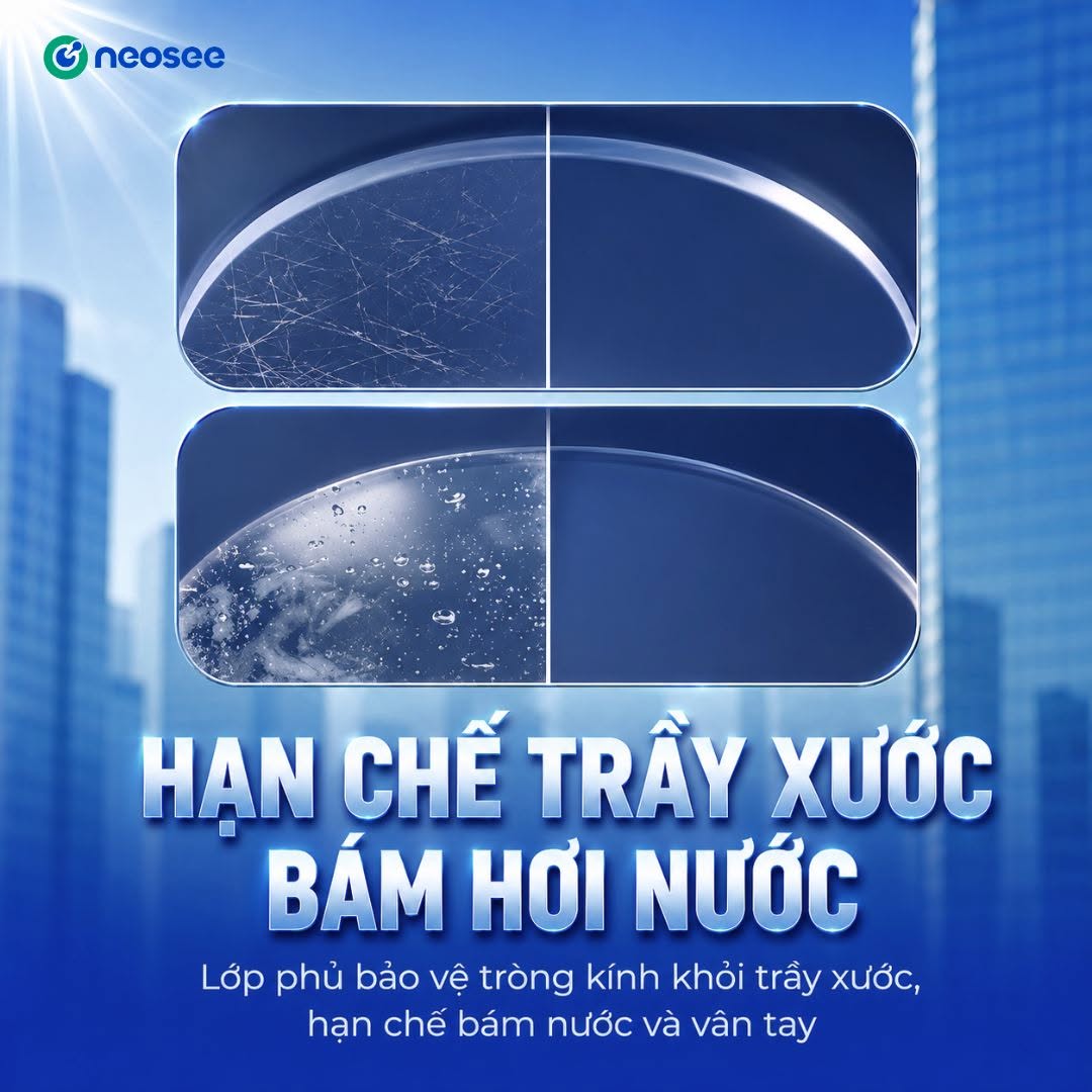 Tròng Kính Chống Chói Neosee Lite 1.56 UV400 SHMC