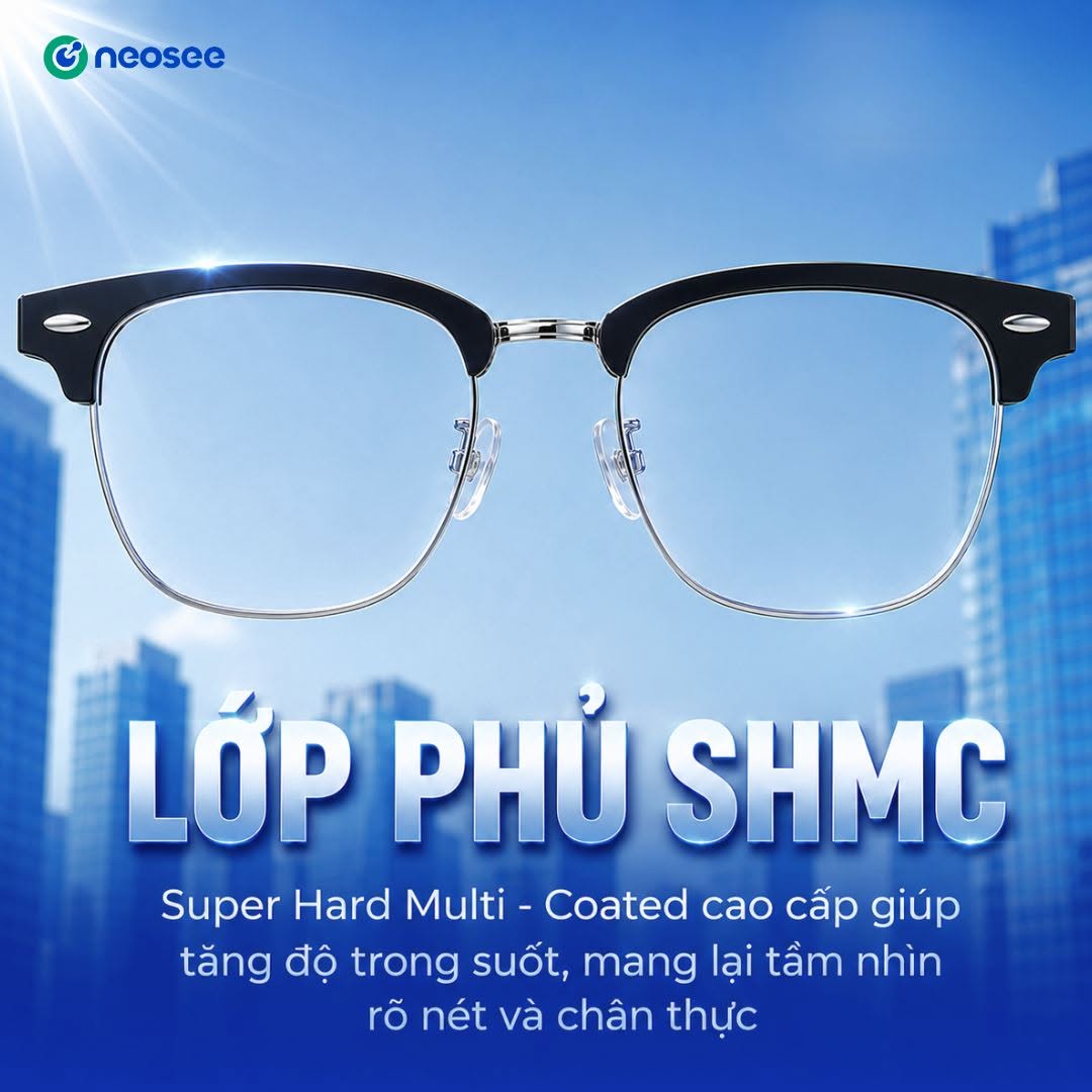 Tròng Kính Chống Chói Neosee Lite 1.56 UV400 SHMC