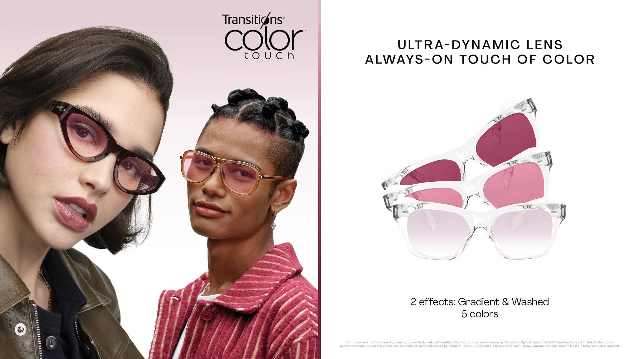 Tròng Kính Đổi Màu Transitions® Color Touch™