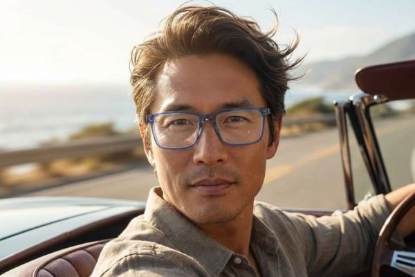 gọng kính nhựa nam